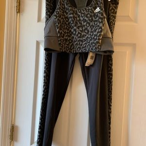 Adidas plus size active wear set